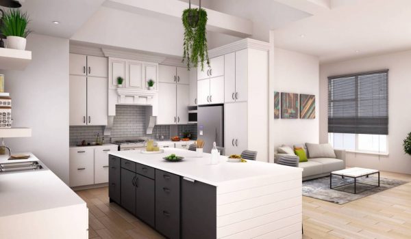 Island Kitchen Modeling and Rendering